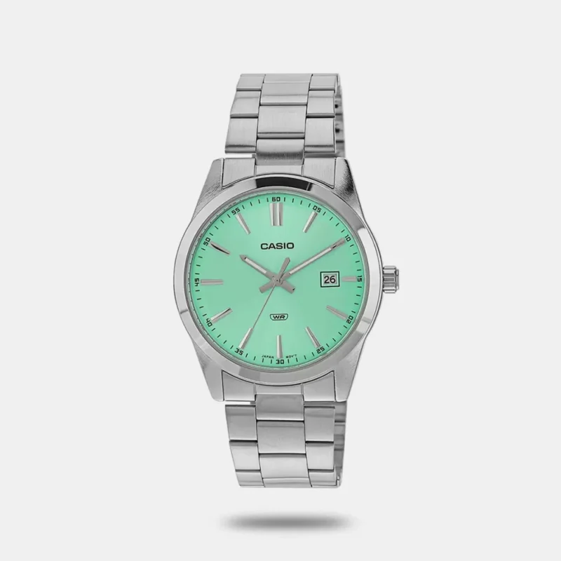 Casio Enticer Analog Green Dial Men MTP-VD03D-3A2UDF (A2244)