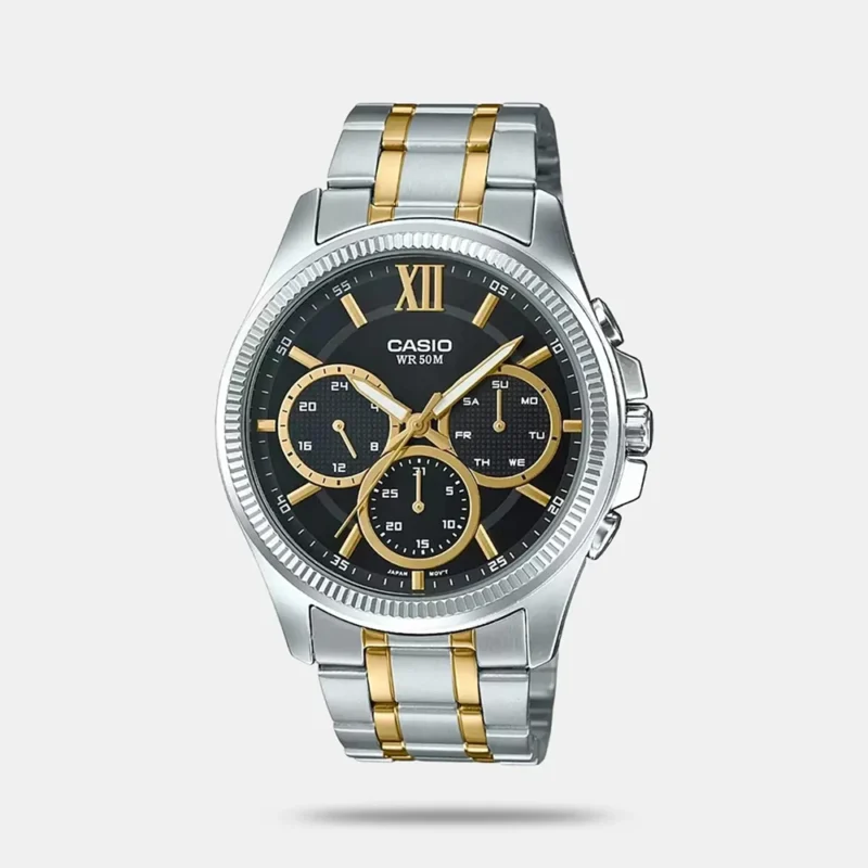 Casio Enticer Men's Chronograph Stainless Steel Watch A1775 - MTP-E315HSG-1AVIF
