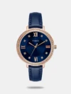 Introducing a versatile blend of dynamic style and practical sophistication, ideally suited for the woman who values both functionality and fashion in her timekeeping accessories. The rich, deep blue hue exudes a sense of bold elegance, making it a striking addition to any outfit, perfect for both professional and social occasions. Equipped with multiple dials for various functions, this watch provides more than just timekeeping. It offers a practical approach to everyday time management, combining traditional elegance with modern utility.
