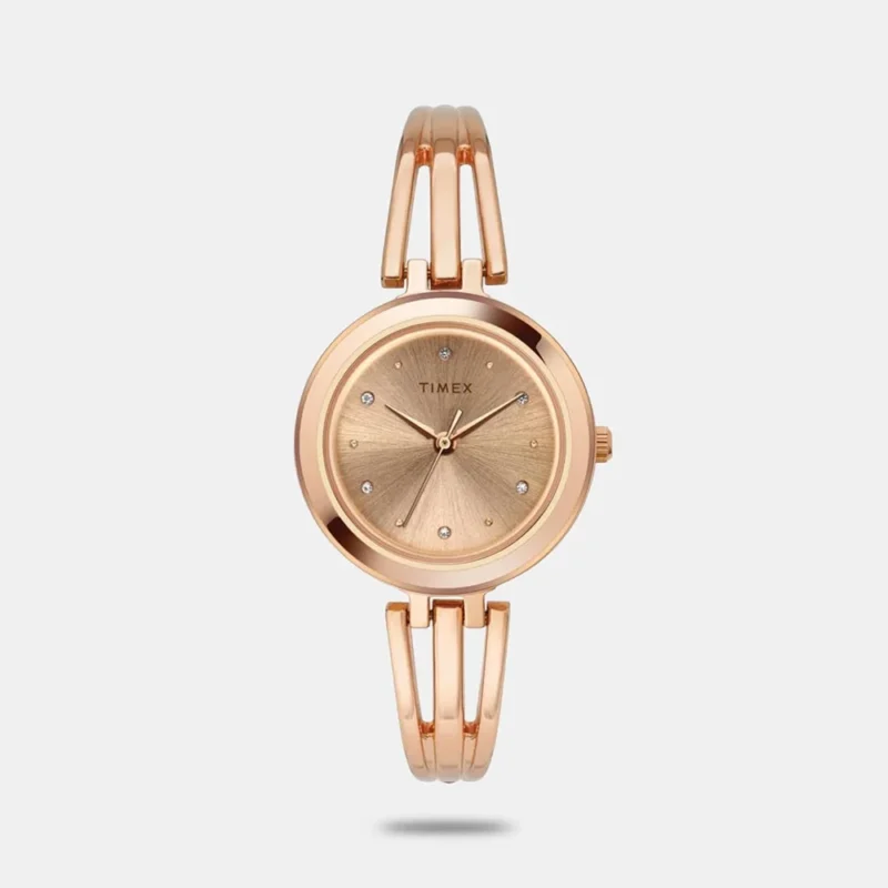 Timex Women's Rose Gold Analog Stainless Steel Watch TWTL10305