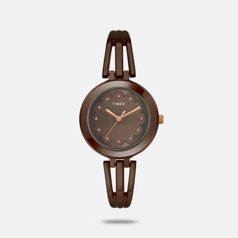 Timex Women's Brown Analog Stainless Steel Watch TWTL10313