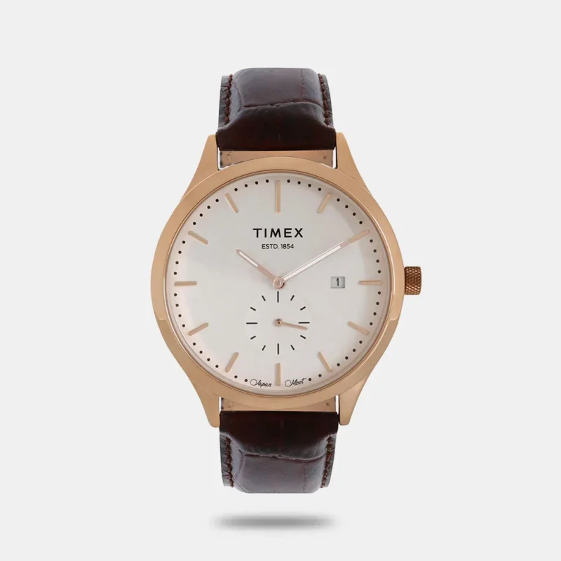 Timex Analog White Dial Men's Watch-TW000T317