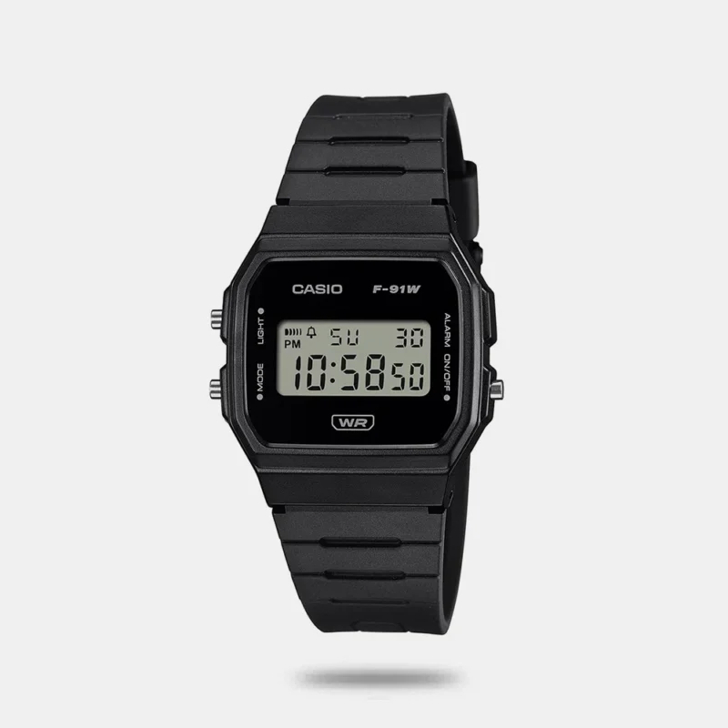 Casio Youth Digital Black Dial Unisex D370 F-91WB-1ADF