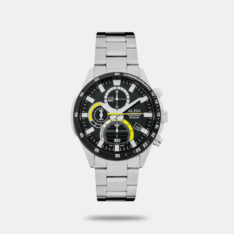 Alba AM3963X1 Charcoal Black Chronograph Watch