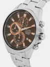 Alba AM3871X1 Brown Pattered Dial Chronograph - Image 2