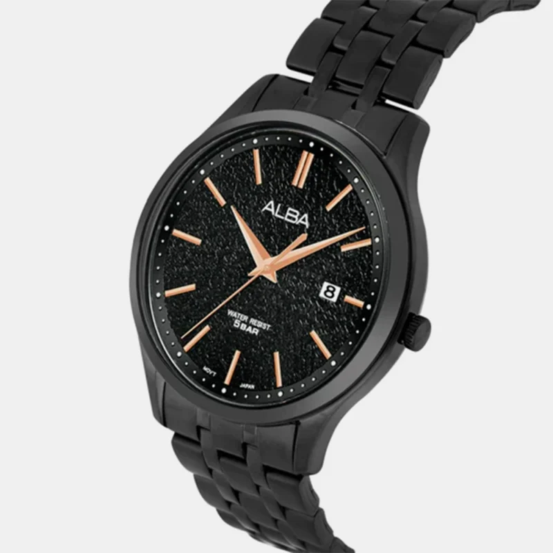 Alba AS9R25X1 Black Marble Dial Watch - Image 2