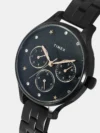 Timex Women's Black Analog Brass Watch TWEL14816 - Image 2
