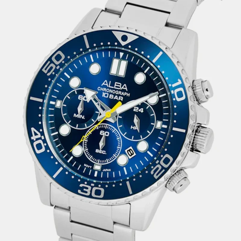 Alba AT3J43X1 Cobalt Blue Dial Chronograph - Image 2