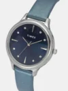 TIMEX TIMEX Leather Women Blue Round Dial Analog Watch TWTL12108 - Image 2