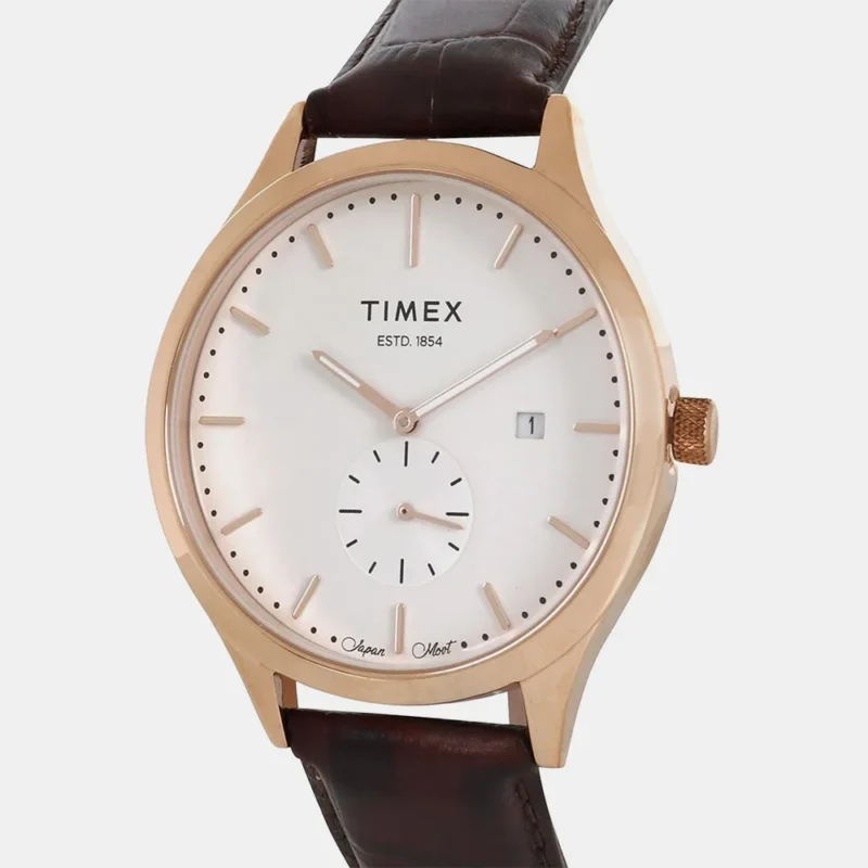 Timex Analog White Dial Men's Watch-TW000T317 - Image 2