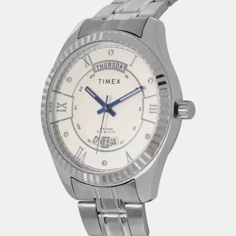 Timex Analog Silver Dial Men's Watch-TW0TG6207 - Image 2