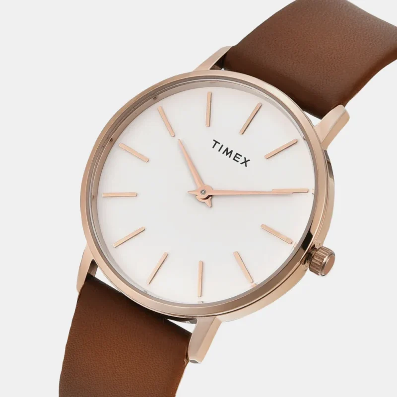 Timex Women White Round Analog Dial Watch- TWEL15609 - Image 2