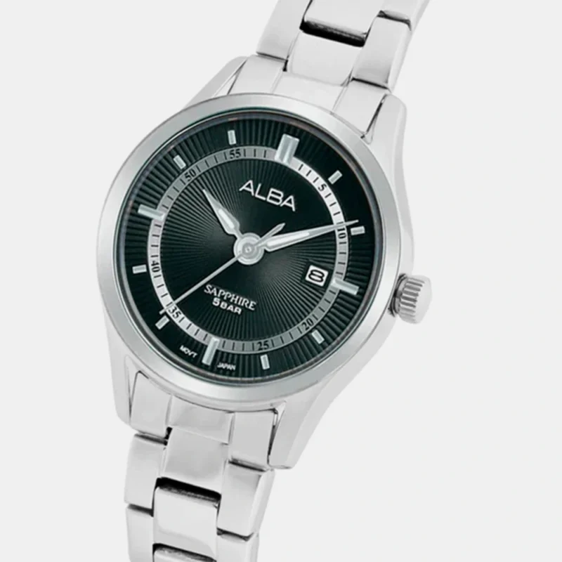 Alba AS9R19X1 Asterix Black Dial with Metal Strap - Image 2