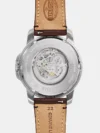 Fossil Men's Cream Analog Leather Automatic Watch ME3099 - Image 3