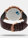 CASIO Edifice Men's Chronograph Leather Watch EX358 - EFR-552GL-2AVUDF - Image 3