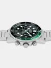 Alba AT3J39X1 Midnight Black Dial with Black+Green Bezel Chronograph - Image 3