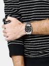 Fossil Men's Black Stainless Steel Chronograph Watch FS4736 - Image 4