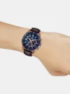 CASIO Edifice Men's Chronograph Leather Watch EX358 - EFR-552GL-2AVUDF - Image 4
