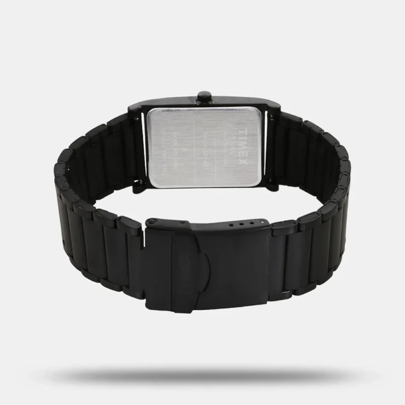 TIMEX Men's Black Analog Stainless Steel Watch TW000L521 - Image 4