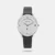 An exquisite timepiece that epitomizes elegance and sophistication. From Edge by Titan, it is powered by the reliable T9081 in-house calibre movement, ensuring precision and durability. The slim watch features a durable 316L stainless steel case, elegantly complemented by a sleek grey leather strap that provides both comfort and style. Its minimalistic white dial, protected by mineral glass for superior clarity and scratch resistance, is adorned with silver-tone hands for effortless readability.