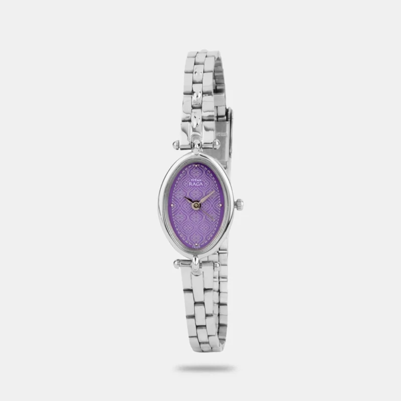 Titan Raga Analog Purple Dial Women's Watch - ND2418SM01