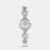 Strikingly Vivacious Women's Watch Today's modern women have a fiery attitude and sense of achievement and they look for accessories that match their personality. The Titan Raga analog white dial women's watch is where the solution lies. This women's watch has a round white dial with Swarovski crystals embedded at the 3, 6, 9 and 12 o'clock positions, which give this watch a classy look. The watch exudes femininity and can be effortlessly paired with any chic designer outfit. At the same time, the Titan Raga analog women's watch is a sturdy timekeeper, housed in a durable stainless steel casing that protects the watch's inner parts and keeps them free from rust and other corrosive elements.