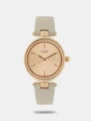 Titan Raga Viva Rose Gold Dial Women Watch With Leather Strap NP2579WL01