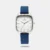 An apt inclusion to keep yourself updated, this women's analog watch by Titan is sure to elevate your look. Protected by a Mineral glass, the White square dial is nestled in a 32 mm case. It vaunts plain three hands. The leather strap flaunts a Blue hue that accentuates the look of the timekeeper. Moreover, it is fitted with a buckle clasp to ensure a secure fit on the wrist