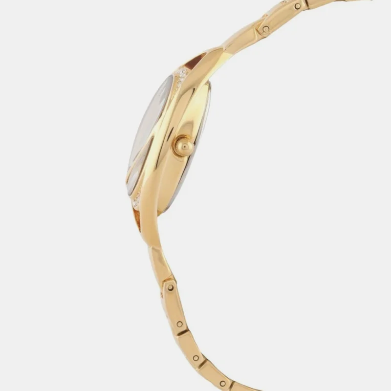 Titan Quartz Analog White Dial Metal Strap Watch for Women NE9935YM01J - Image 2