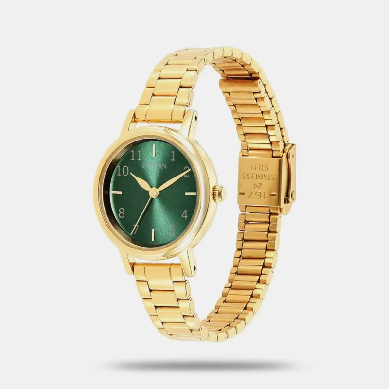 Titan Karishma Green Dial Analog Stainless Steel Strap watch for Women NS2678YM01 - Image 2