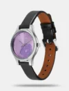 Titan Karishma Quartz Analog Purple Leather Strap for Women 2679SL01 - Image 2
