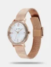 Titan Purple Style Up Quartz Analog White Dial Stainless Steel Strap Watch for Women 95236WM01 - Image 2