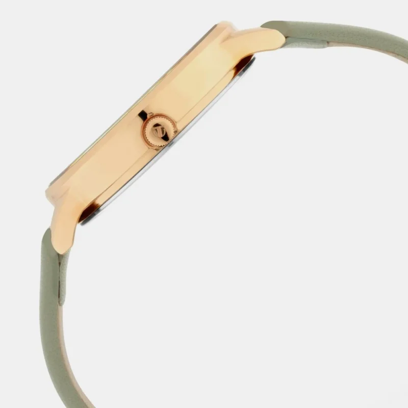Titan Women's Precision Simplicity Watch: Green Gradient Dial with Leather Strap NP2648WL01 - Image 3