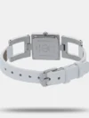 Titan Quartz Analog White Dial Leather Strap Watch for Women NH2484SL02 - Image 4
