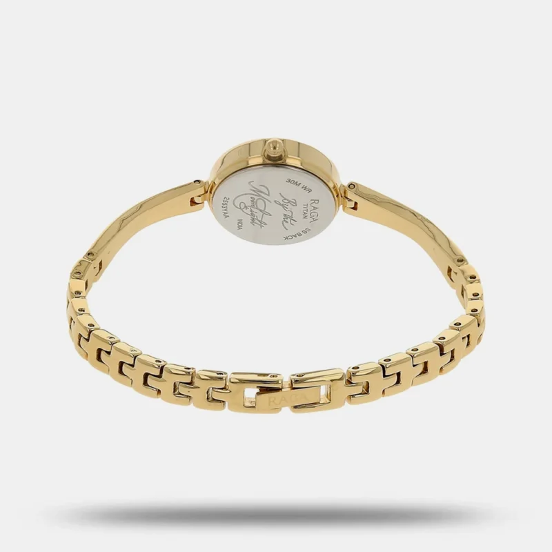 Titan Raga Moonlight Mother of Pearl Dial Women Watch With Metal Strap NK2553YM01 - Image 4