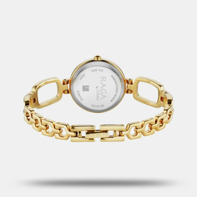 Titan Raga Champagne Dial Watch for Women 2725YM01 - Image 4