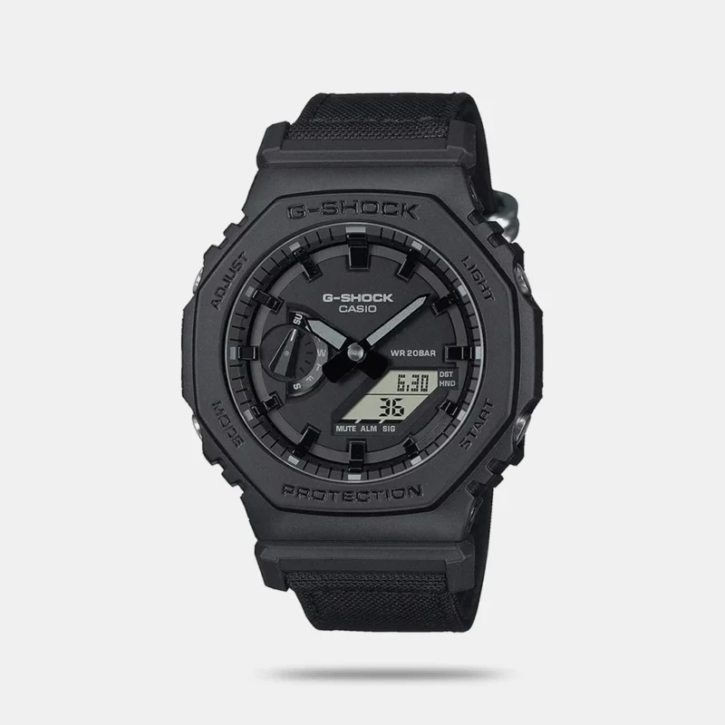 G-Shock Black Men's Analog-Digital Resin Watch GA-2100BCE-1ADR - G1524