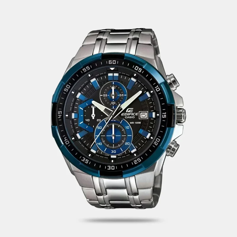 Casio Edifice Men's Silver Chronograph Stainless Steel Watch EX190 - EFR-539D-1A2VUDF