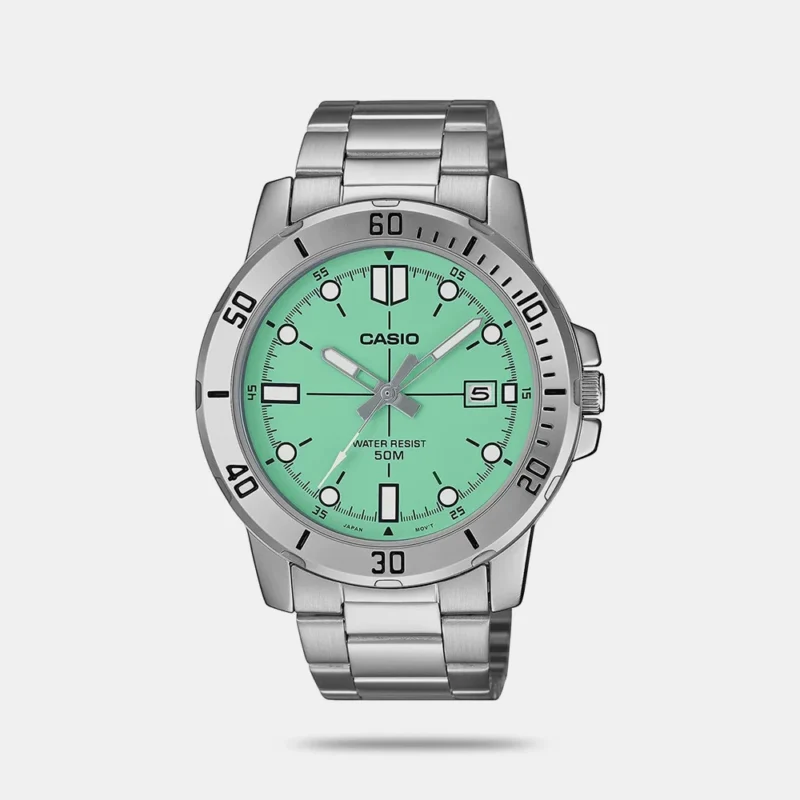 Casio Enticer Men Analog Turquoise Green MTP-VD01D-3E1VUDF A2336