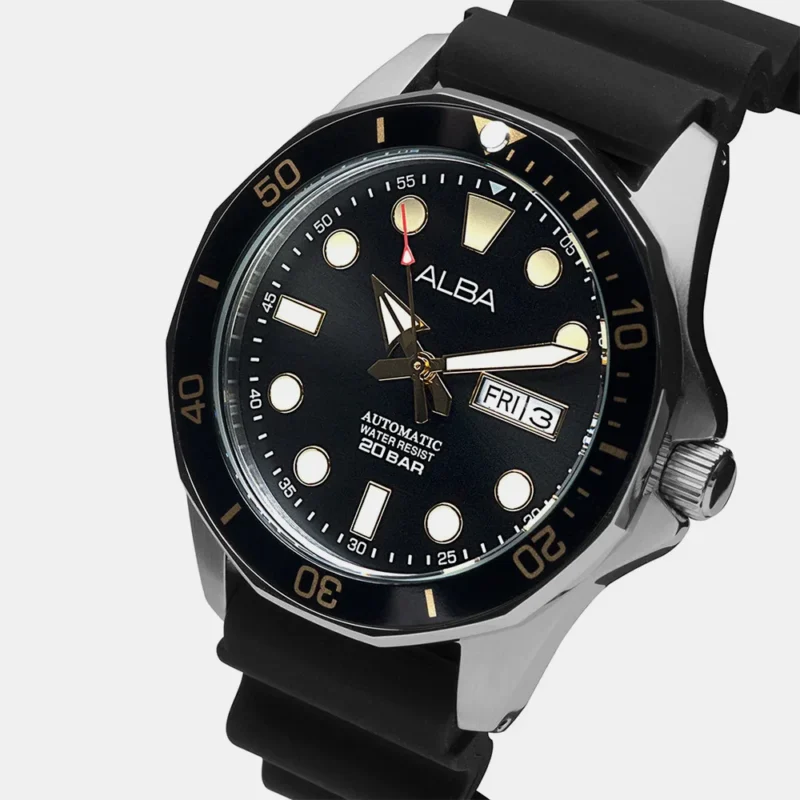 Alba AL4553X1 Black Dial Automatic Watch - Image 2