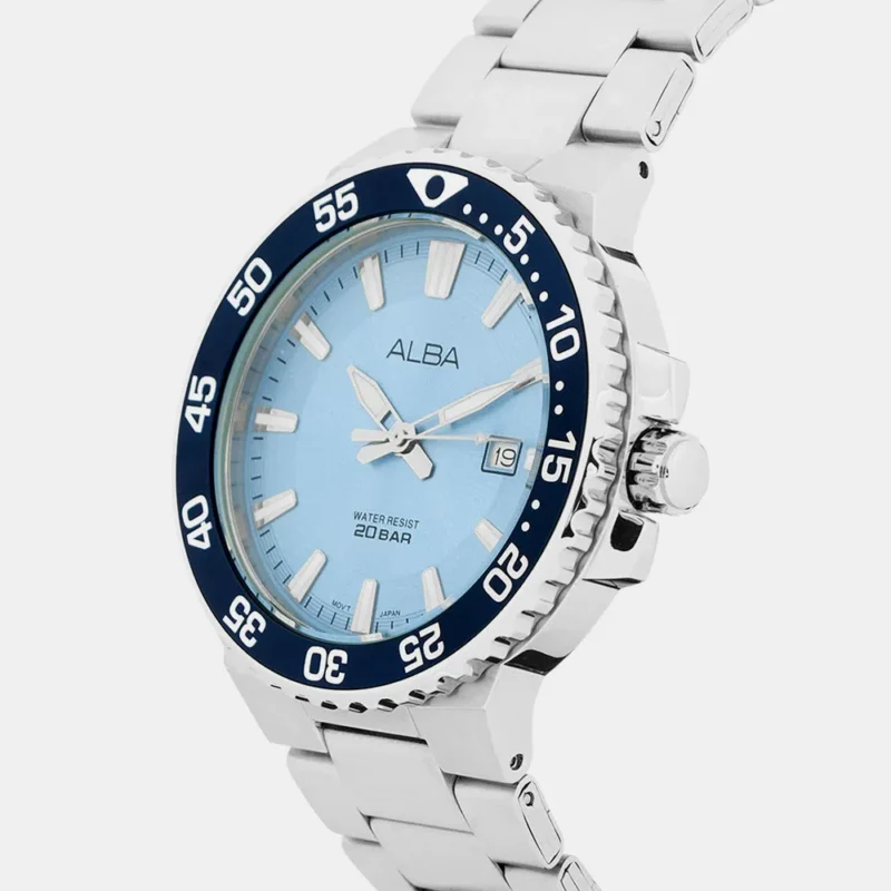 Alba Stainless Steel Men Active Quartz Analog Watch AS9S83X1 - Image 2