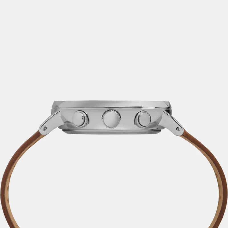 Timex Men Fairfield Chronograph 41mm Leather Strap Watch TW2R26700UJ - Image 2