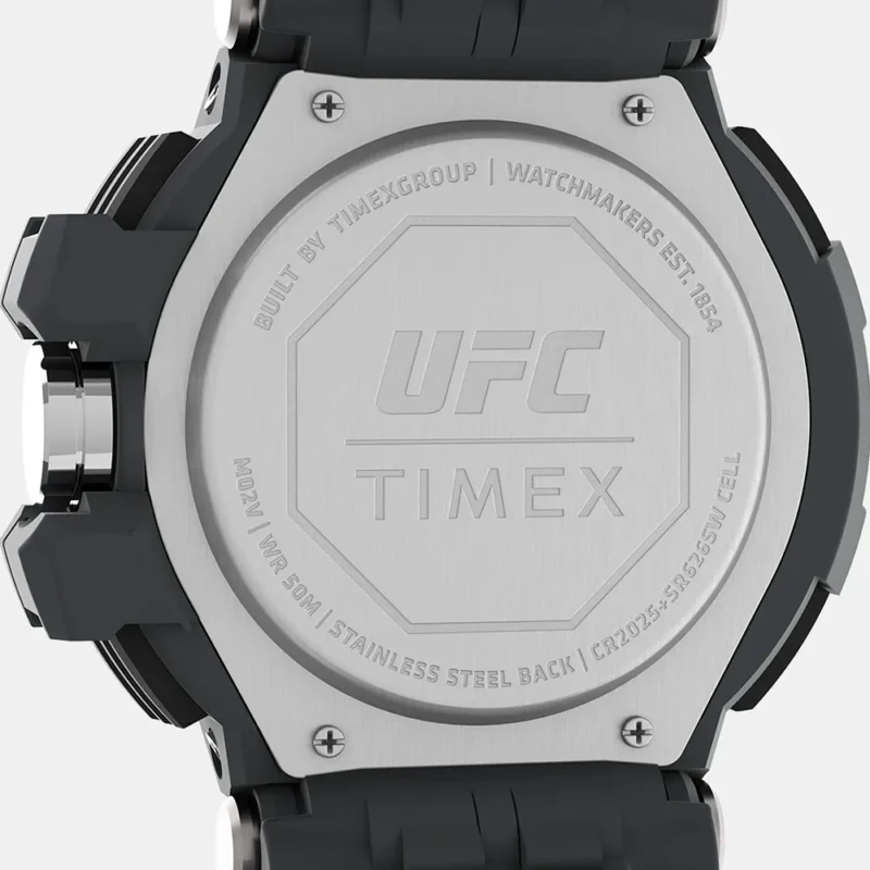 Timex UFC Strength Men Black Analog Resin Watch TW5M519000D - Image 4