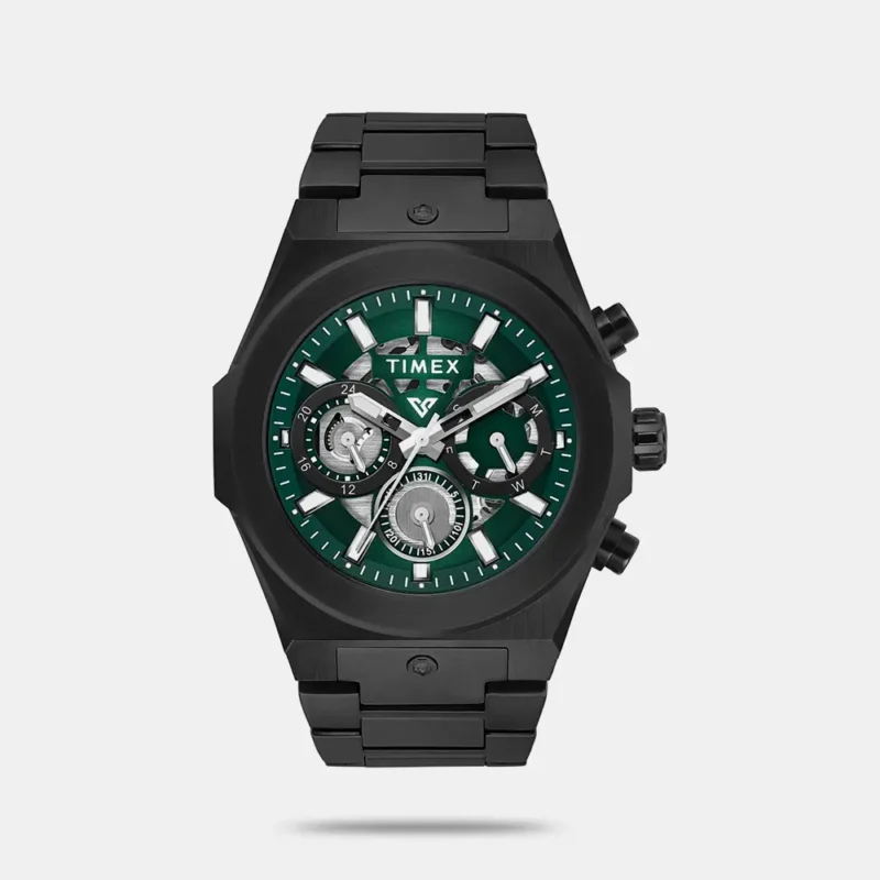 TIMEX Vector Men Green Round Dial Multifunction Watch - TWEG26102