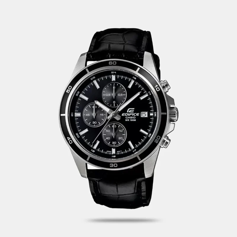 Edifice Men's Chronograph Leather Watch EX096 - EFR-526L-1AVUDF