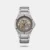 This automatic mechanical watch is a blend of classic and modern elements, featuring a skeleton dial with visible gears, encased in a stainless steel bezel with screw accents. The stainless steel strap with deployment closure complements its luxurious vibe, making it ideal for formal occasions. The open-heart design on the dial showcases the watch's intricate mechanics, offering a peek into its operation with a plain 3 mechanism and stick indices. It also offers water resistance of up to 50 metres.