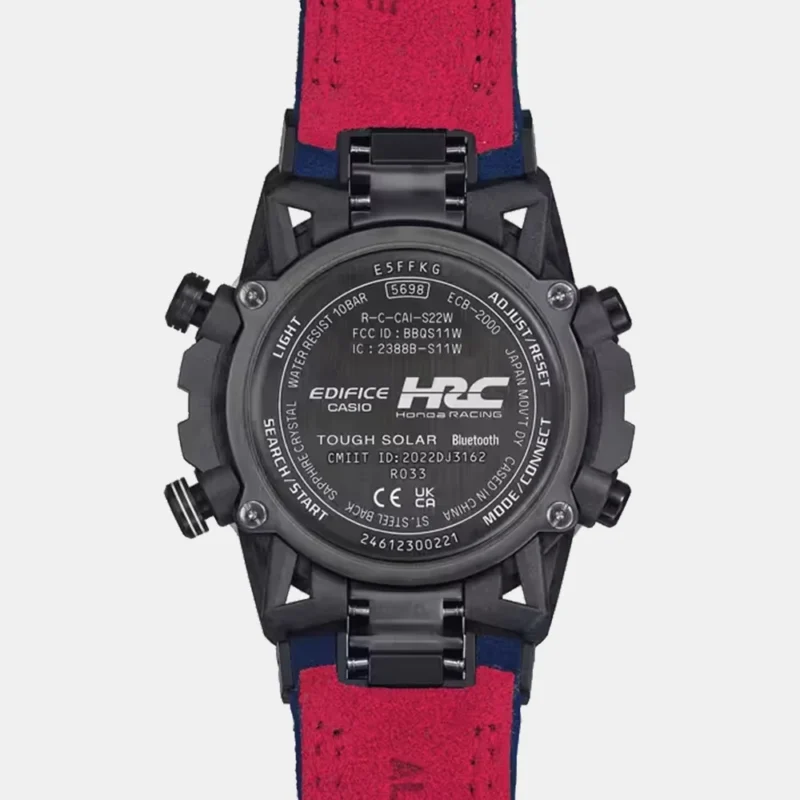 Casio Edifice Bluetooth Analog-Digital Black Dial Men ECB-2000HR-1ADR - ED642 - Image 2