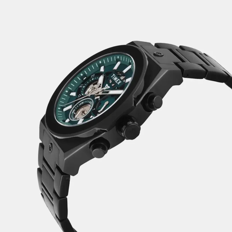 TIMEX Vector Men Green Round Dial Multifunction Watch - TWEG26102 - Image 2