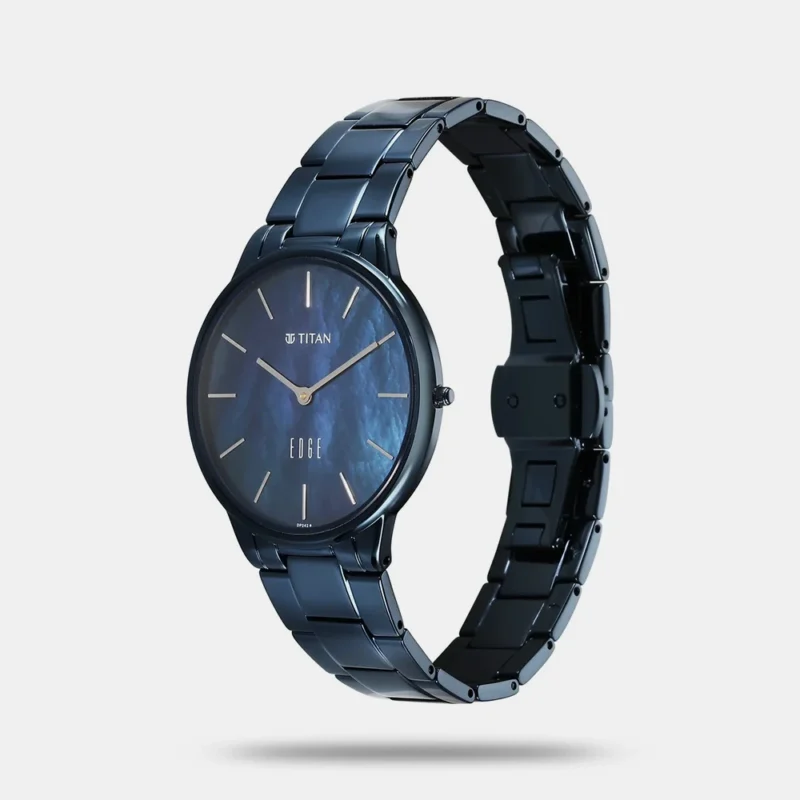 Titan Edge Allure Slim Stainless Steel Strap Mother of Pearl Dial Analog Watch for Women 2734QM02 - Image 2