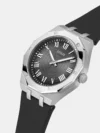 Guess Asset Men's Black Analog Silicone Watch GW0663G1 - Image 2